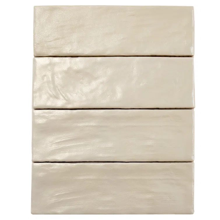 Duchess Beige Glossy Ceramic Subway Tile for Kitchen and Bathroom