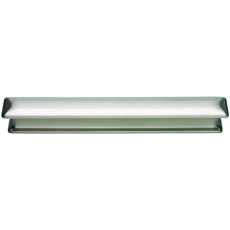 Brushed Nickel Modern Bar Handle with Mounting Hardware