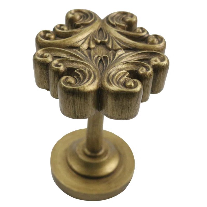 Renaissance Gold Medallion Curtain Holdback Set