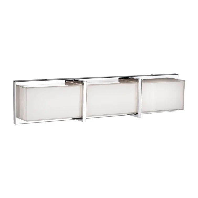 Watford Polished Chrome Dimmable LED Vanity Bath Bar