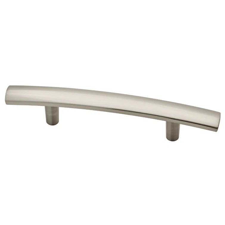 3-inch Satin Nickel Brushed Arch Bar Handle with Mounting Hardware