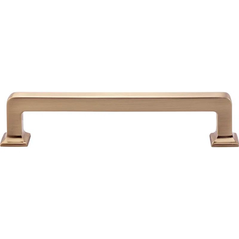 Honey Bronze Modern Handle Bar Pull with Mounting Hardware