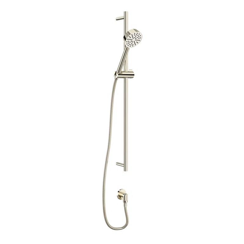 Polished Nickel Adjustable Height Wall Mounted Handshower Set
