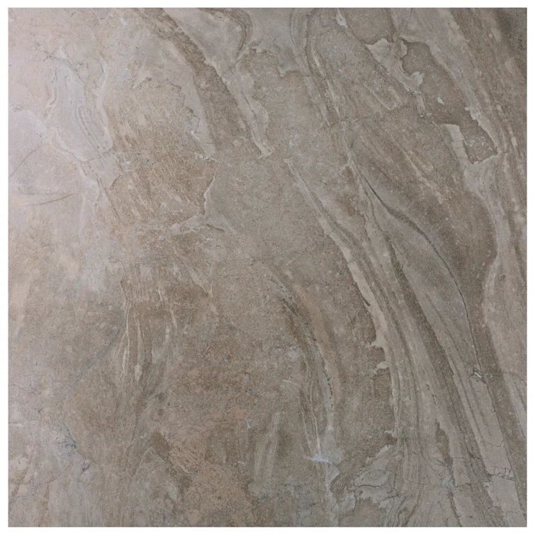 Large Pearl Gray Matte Porcelain Floor and Wall Tile