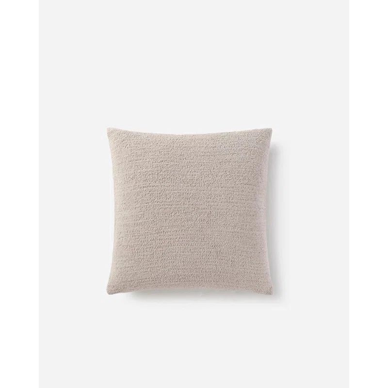 Taupe Hypoallergenic Embroidered Euro Sham for Kids