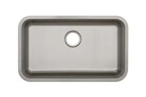 29.75'' Stainless Steel Undermount Single Bowl Kitchen Sink