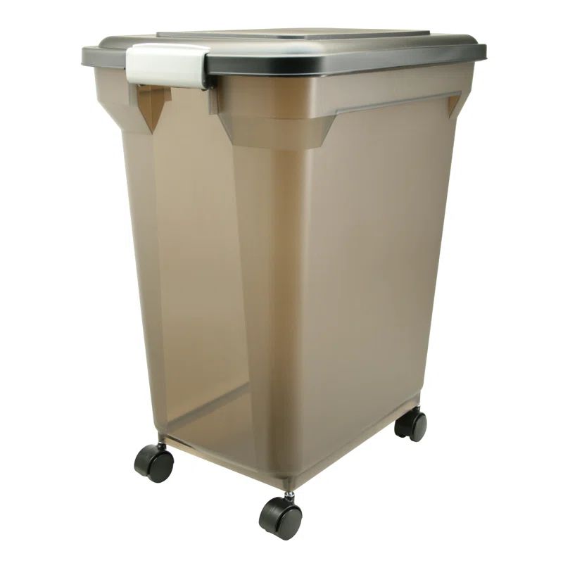 Large Clear Plastic Airtight Pet Food Storage Container