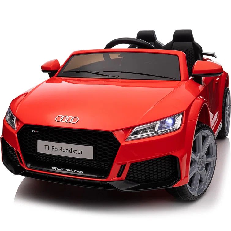 Red 6V Audi TT RS Electric Ride-On Car with Remote