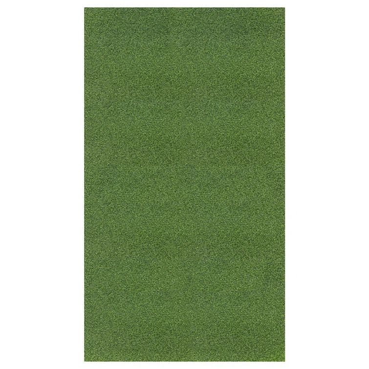 Green Artificial Turf Golf Hitting Mat with Latex Backing