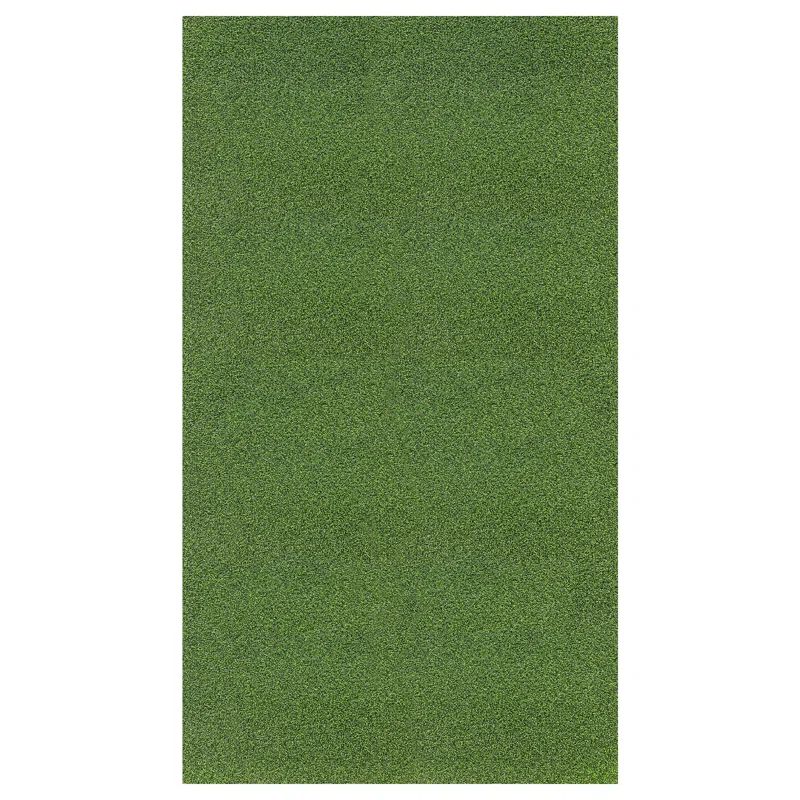 Green Polypropylene Indoor/Outdoor Artificial Grass Golf Mat 7ft x 30ft