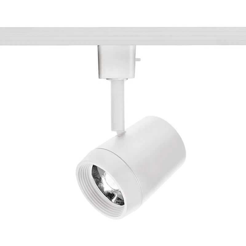 White Adjustable LED Track Head Light with Anti-Glare Design