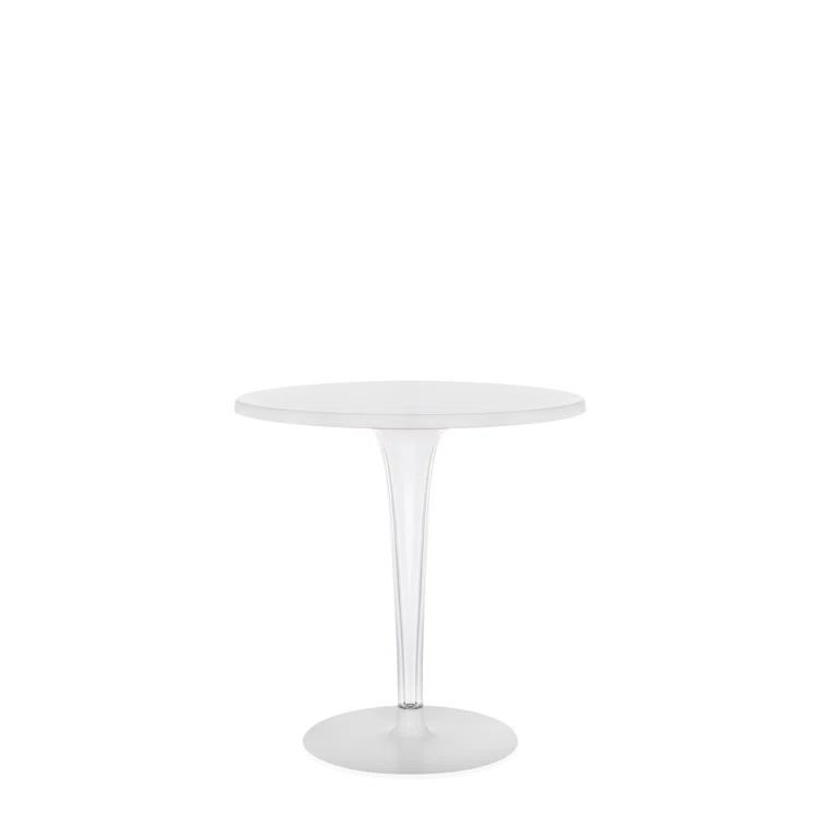 TopTop Dr. Yes 28" White Melamine Round Coffee Table