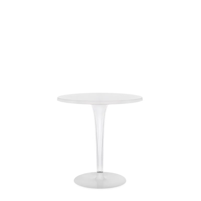 TopTop Dr. Yes 28" White Melamine Round Coffee Table