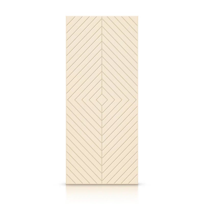 Beige Hollow Core Painted MDF Interior Slab Door