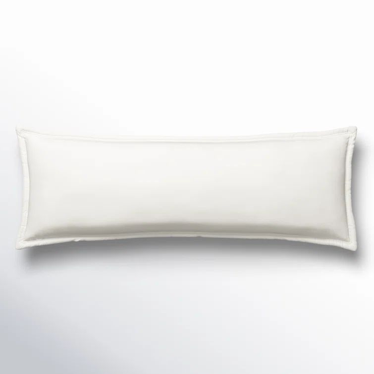 Annita Stone Faux Silk Velvet Oversized Lumbar Pillow