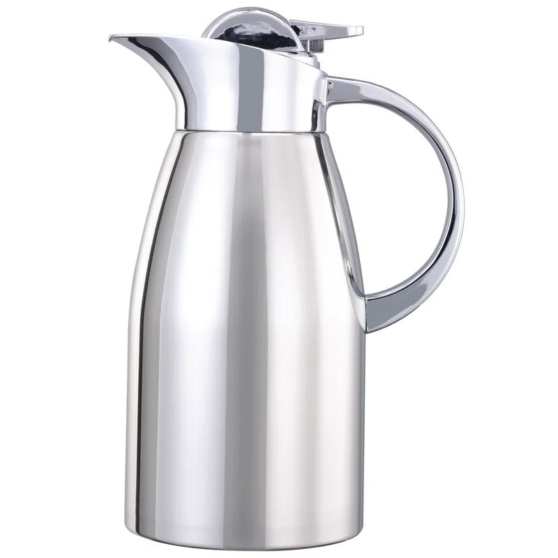 Elite Stainless Steel Vacuum Insulated Carafe with Chrome Handle
