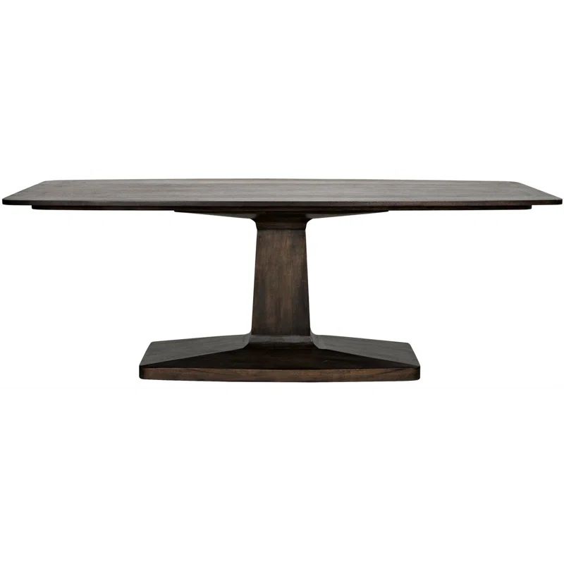 Mid-century Modern Travis Extendable Solid Walnut Dining Table