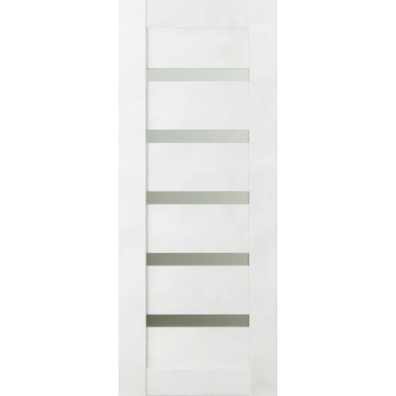 Avon Light Urban Frosted Glass and MDF Paneled Door