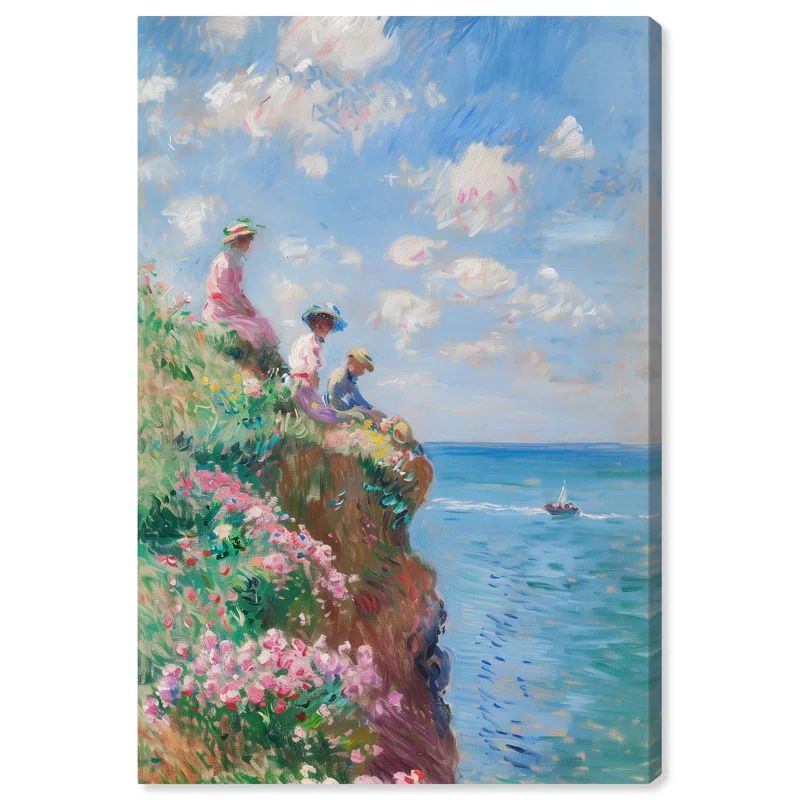 Vincent Van Gogh Inspired Coastal Scene Canvas Wall Art, 30" x 45"