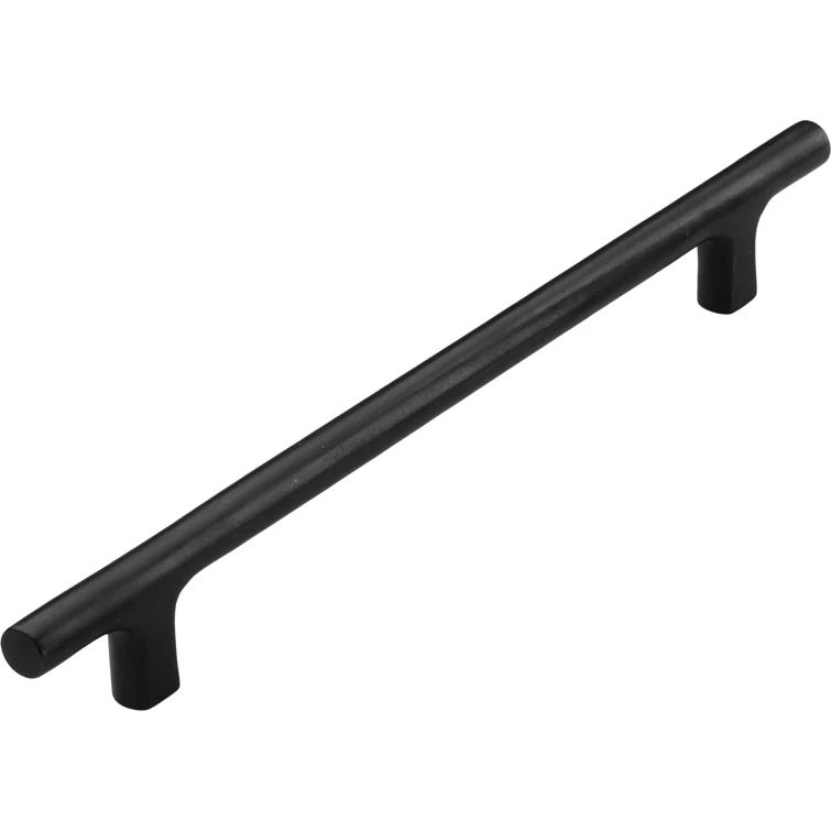 Black Bronze 8 ½" Rustic Bar Pull with Mounting Hardware