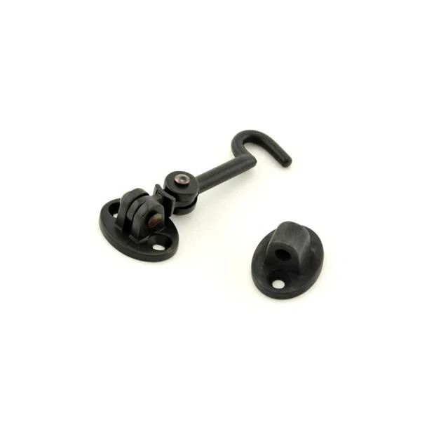 Polished Nickel Swivel Cabin Door Hook with Solid Forged Brass