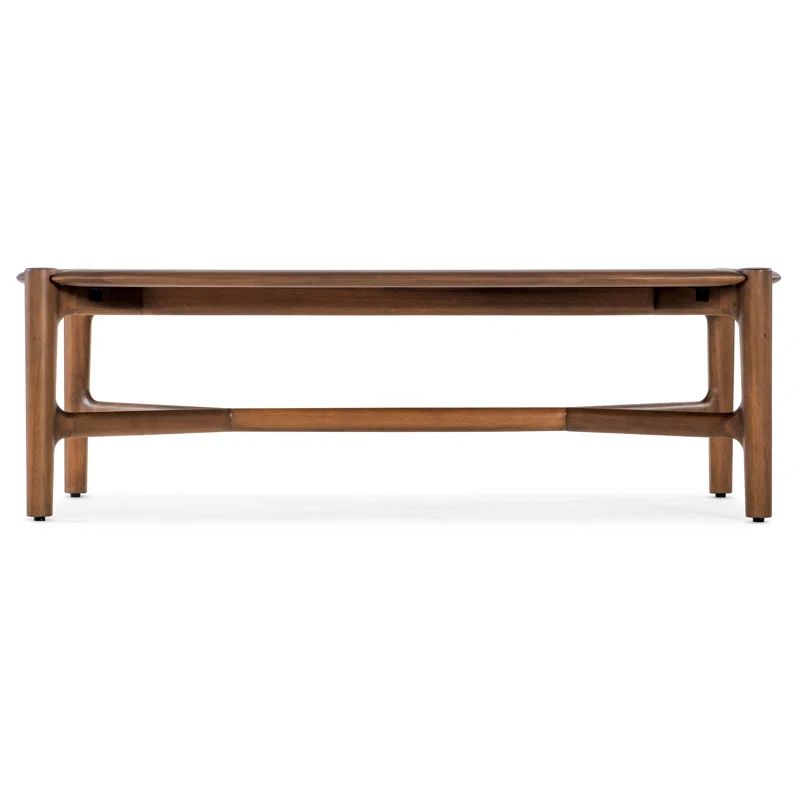 Chestnut Mahogany Rectangular Mid-Century Modern Coffee Table