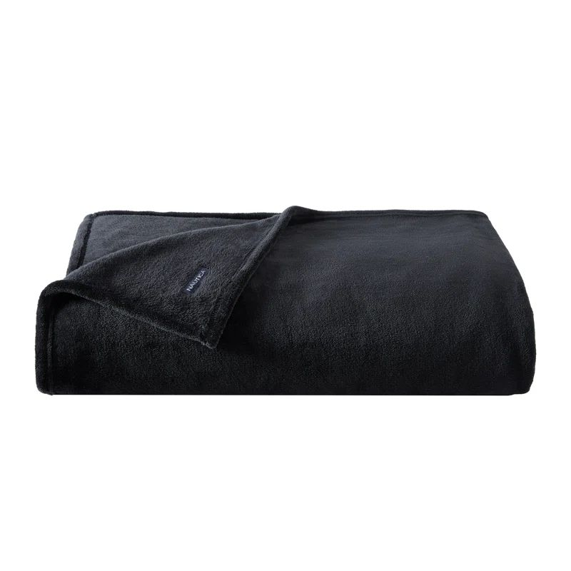 Twin Black Ultra Soft Fleece Blanket