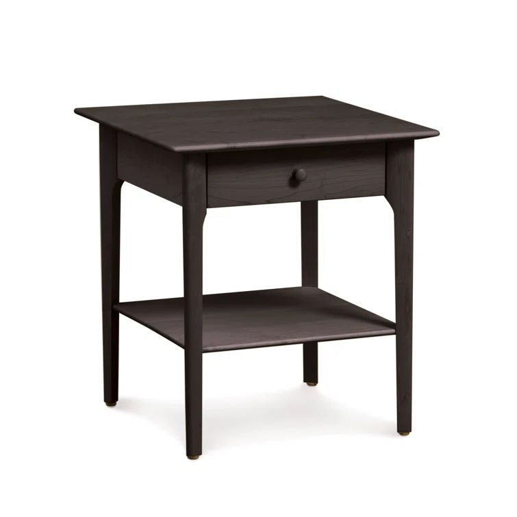 Sarah 24" Maple and Cherry Solid Wood Nightstand