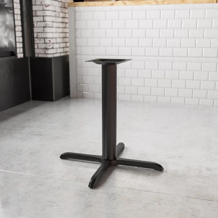 Beverly Cast Iron 33'' Black Dining Height Table Base