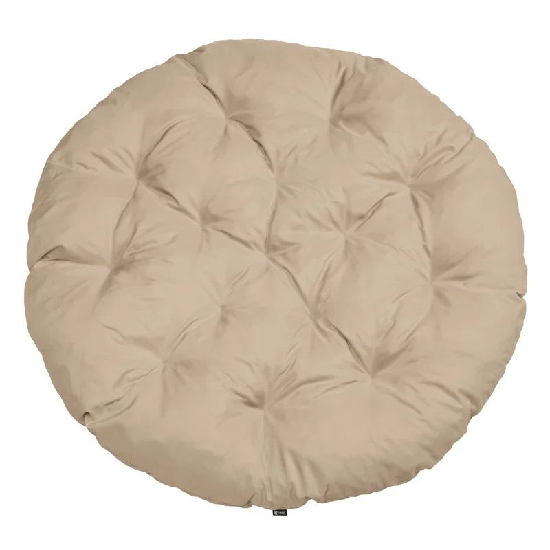 Antique Beige Water-Resistant Outdoor Papasan Chair Cushion