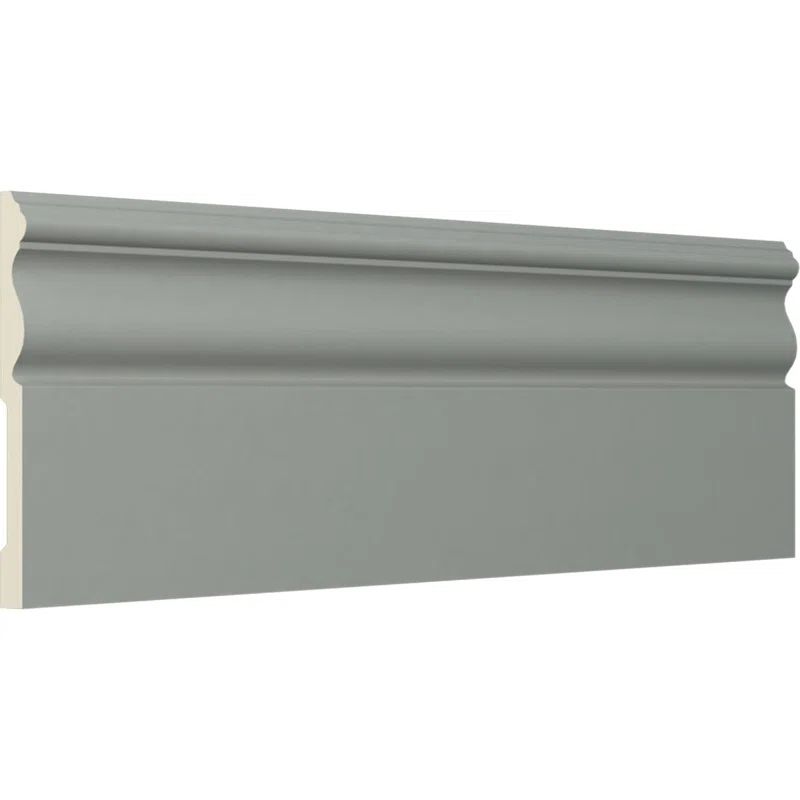 Bradford Gray Polyurethane Baseboard Moulding 12-Pack