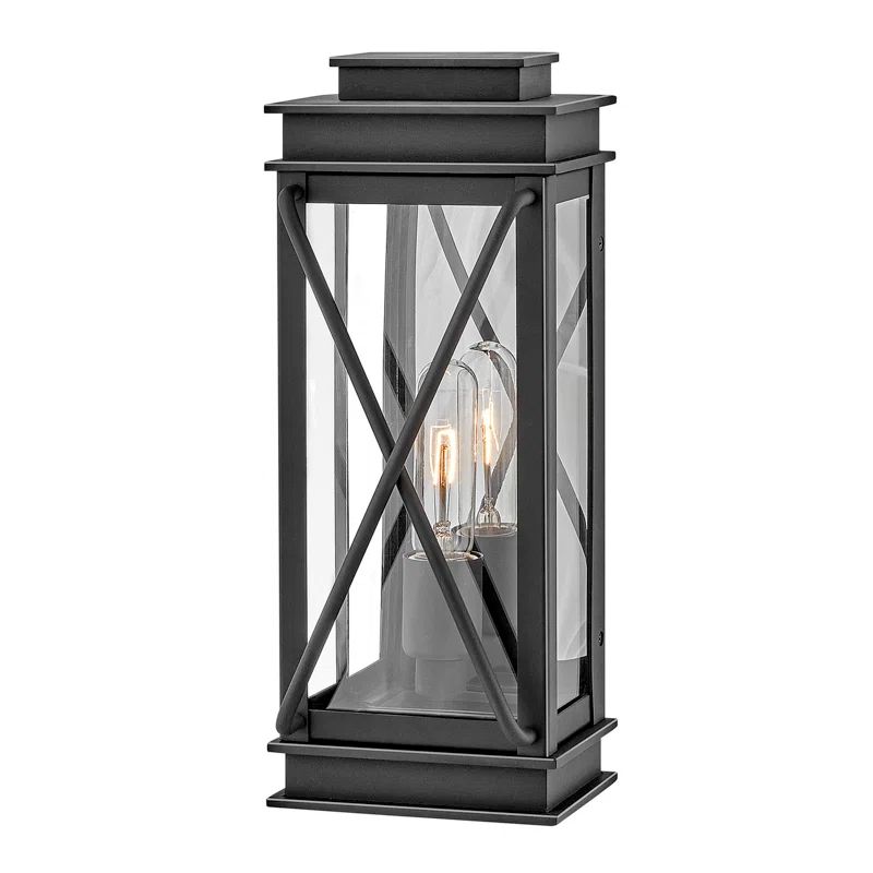 Museum Black Aluminum Outdoor Wall Lantern