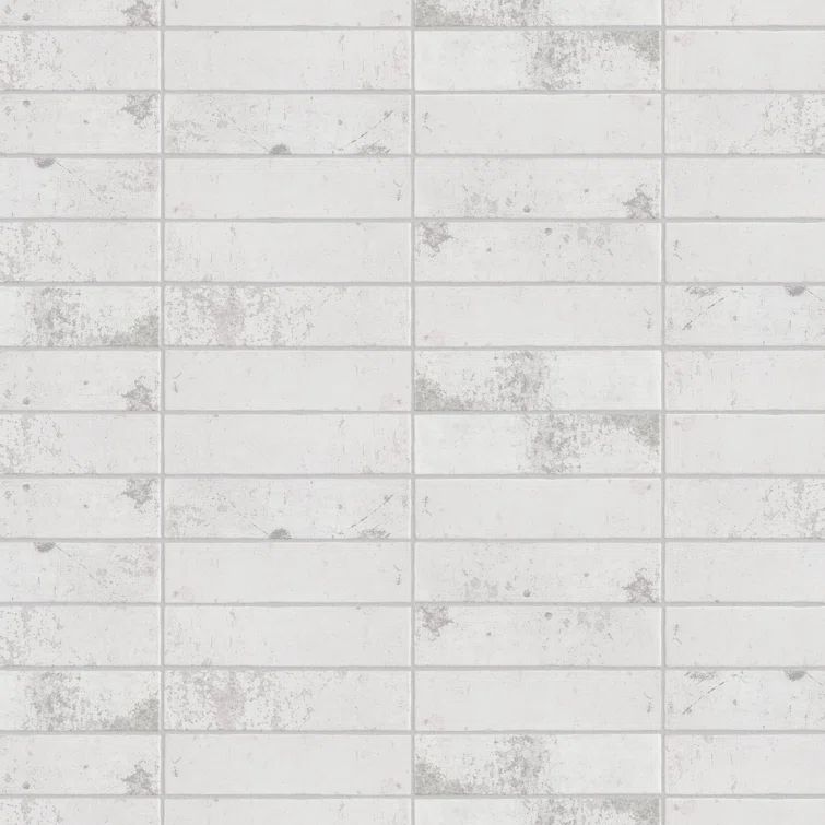 London White 3" x 12" Multi-Finish Ceramic Subway Wall Tile