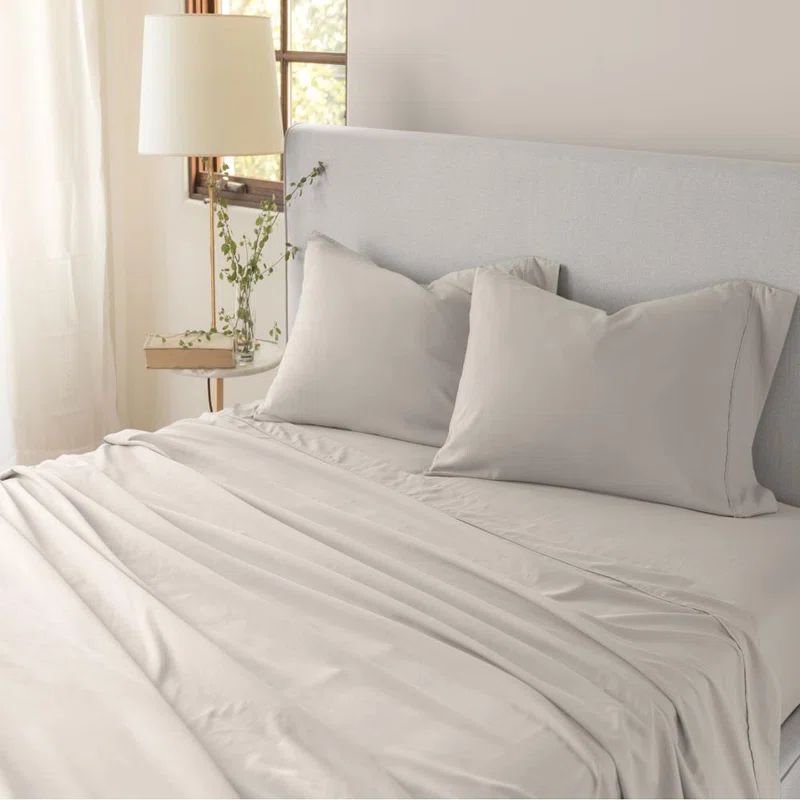 King Linen Microfiber Solid Sheet Set