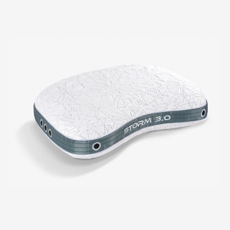 Storm 3.0 White Memory Foam Cooling Hybrid Pillow