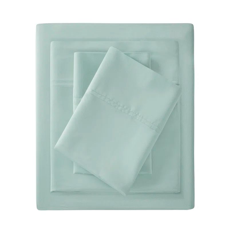 Aqua Full Bamboo Rayon Sheet Set with Deep Pockets