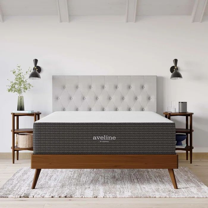 Aveline 8-Inch White Gel Memory Foam Queen Mattress