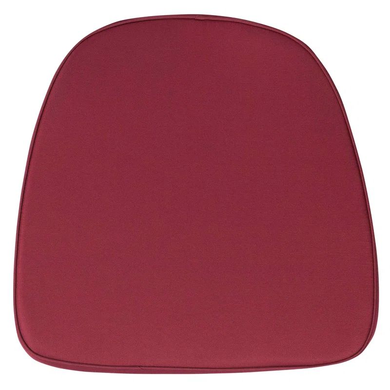 Burgundy Fabric Chiavari Chair Seat Cushion
