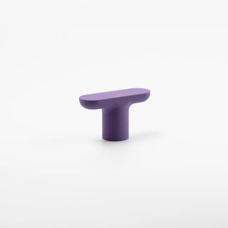 Olive Aluminum Square Mid-Century Modern T-Bar Knob