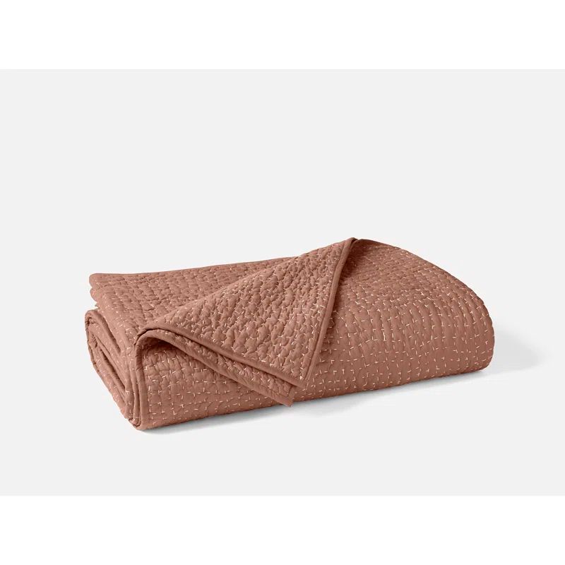 Full Praline Organic Cotton Handstitched Quilt