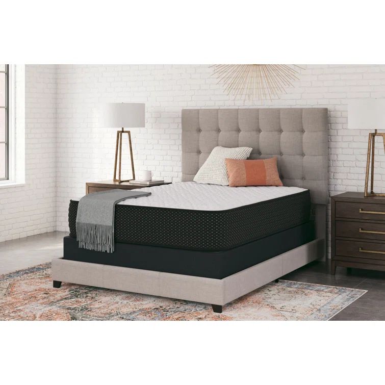 California King White Innerspring Firm Mattress