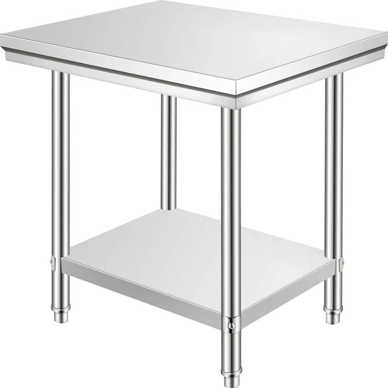 Stainless Steel 24x36x32 Inch Commercial Kitchen Prep Table
