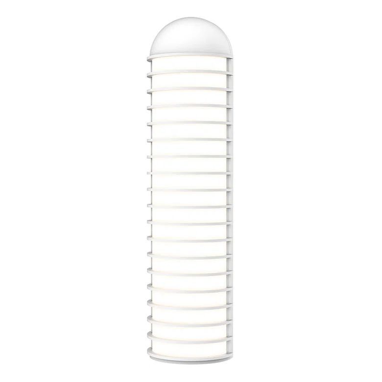 Lighthouse Textured White LED Wall Sconce 20.5" Height