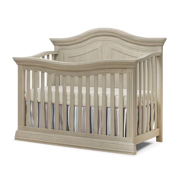 Heritage Fog Traditional 4-in-1 Convertible Crib