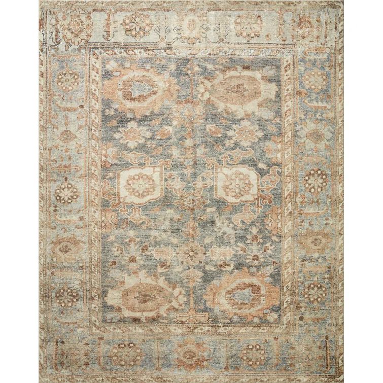 Margot Rectangular Gray Synthetic Easy Care Area Rug