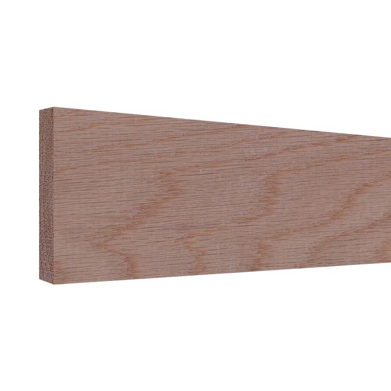 Unfinished Natural Red Oak Hardwood Plank for Shelving and Trim