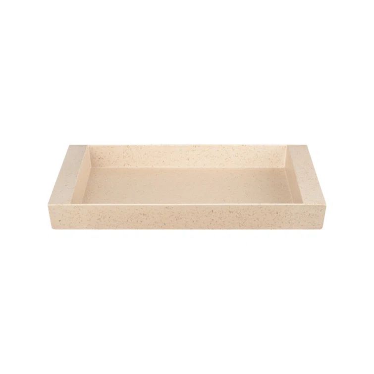 Kankyo Beige Recycled Bamboo Rectangular Tray