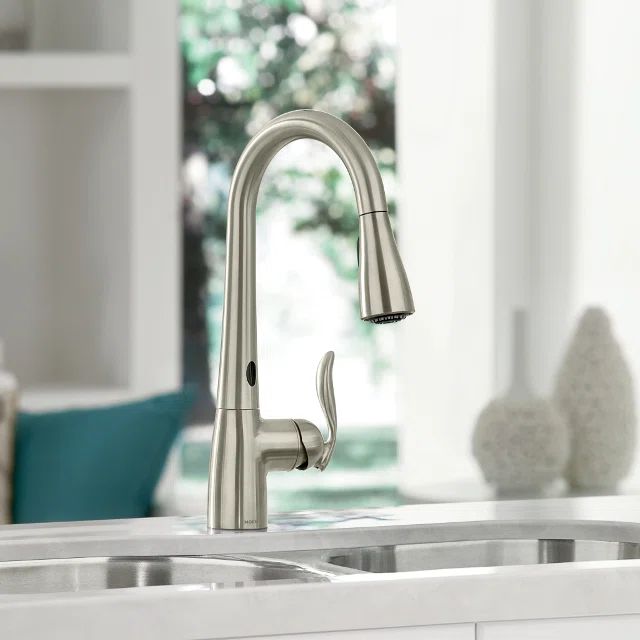 Stainless Steel Pull-Out Spray Kitchen Faucet with Single Handle