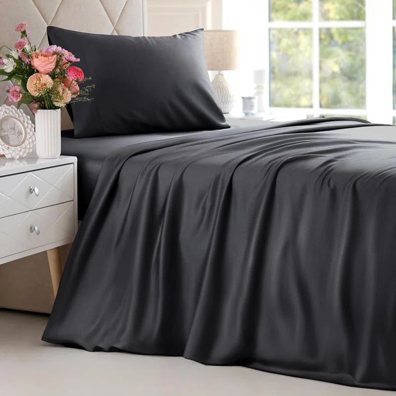 King Size Deep Pocket Emerald Green Bamboo Microfiber Sheet Set