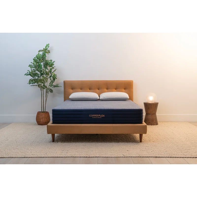 CopperFlex Full Size Medium-Firm Eurotop Memory Foam Mattress